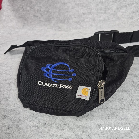 Carhartt Other - Carhartt x Climate Pros Black Waist Pack Fanny Hip Bag Water‎ Resistant